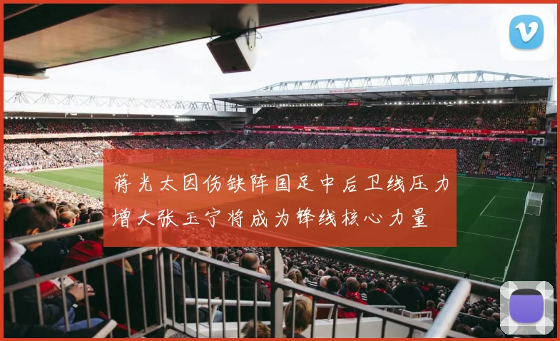 蒋光太因伤缺阵国足中后卫线压力增大张玉宁将成为锋线核心力量